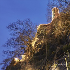 Burg Rheinstein Weihnachtsbeleuchtung